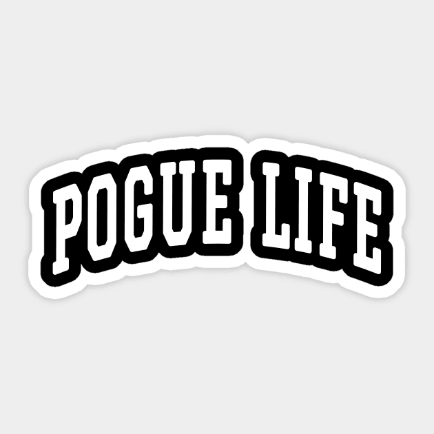 Pogue Life College Style Sticker by lukassfr